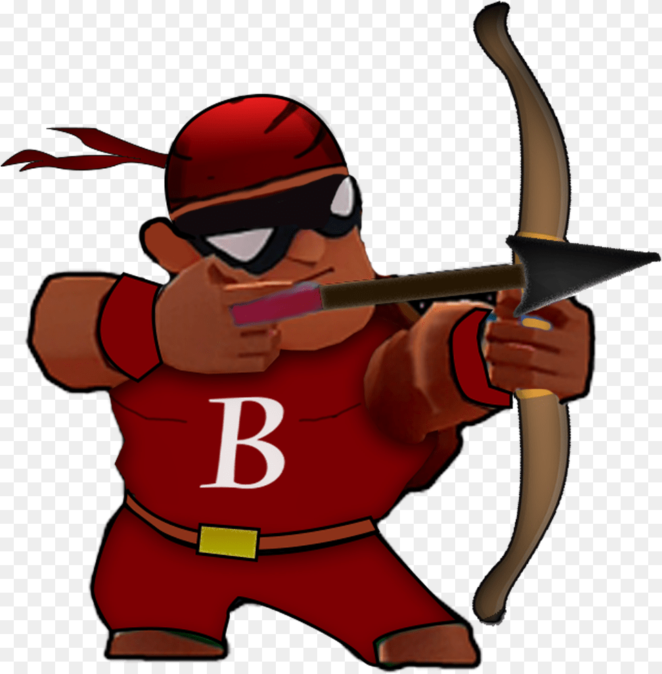 Superhero Skin Concept For Bo Brawlstars Personaggi Di Brawl Stars, Weapon, Archery, Sport, Bow Png Image