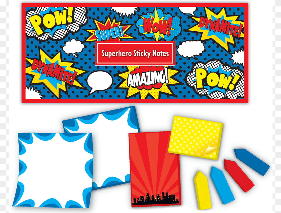 Superhero Sticky Notes Image Superhero Sticky Notes Free Png Download