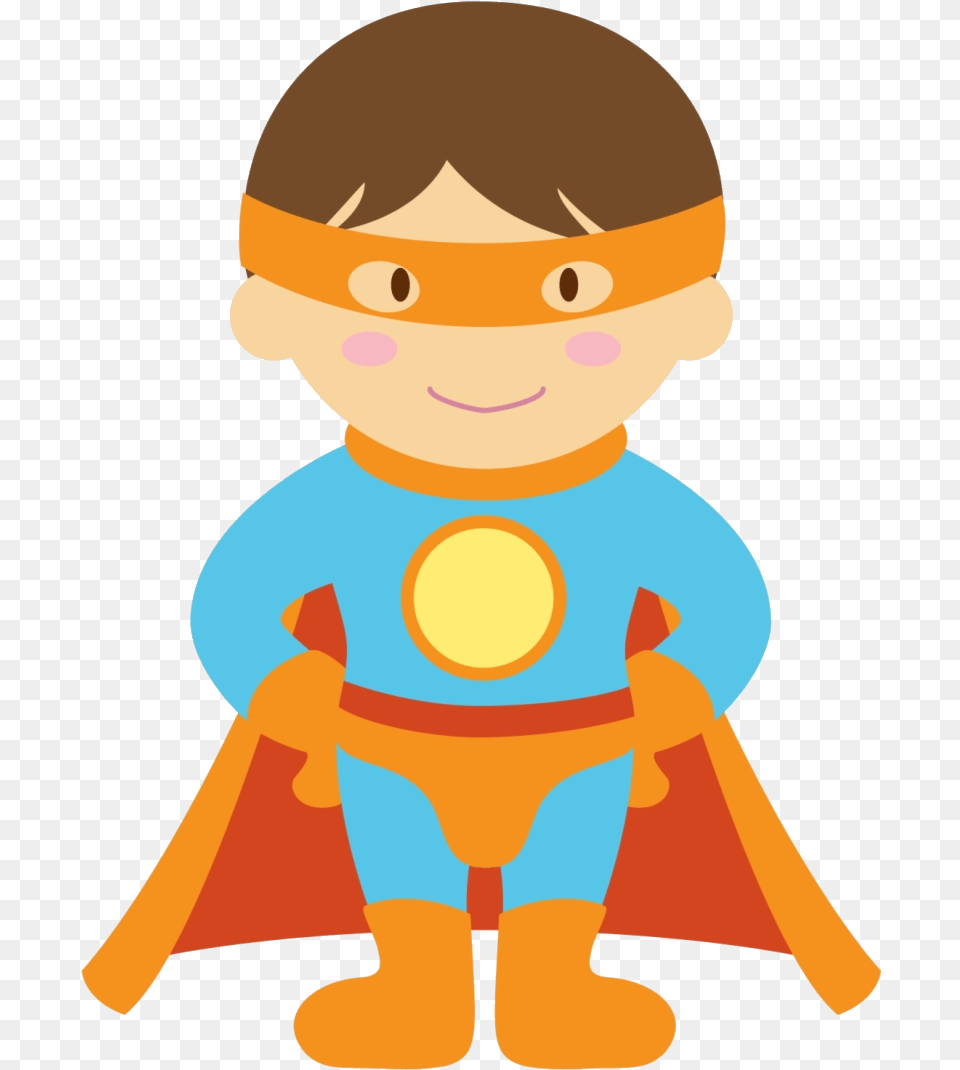 Superhero Superheroes Kids Clipart Easter Transparent Superhero Kids Clipart, Baby, Person, Face, Head Free Png Download