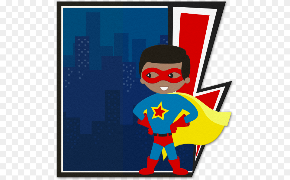Superhero Theme Party Invitations, Baby, Person, Face, Head Free Transparent Png
