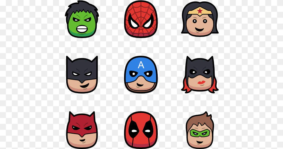 Superhero Vector Head Superhero Icons, Cap, Clothing, Hat, Face Png Image