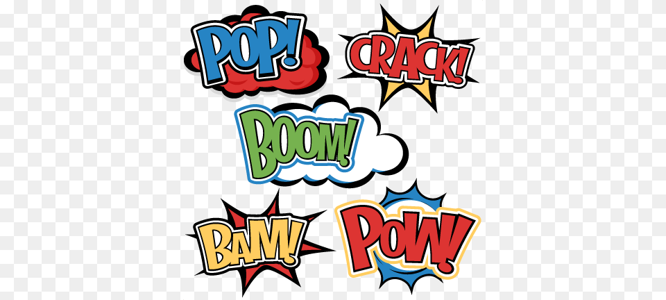 Superhero Words Svg Cutting Files For Scrapbooking Superhero Words, Logo, Dynamite, Weapon Free Png Download