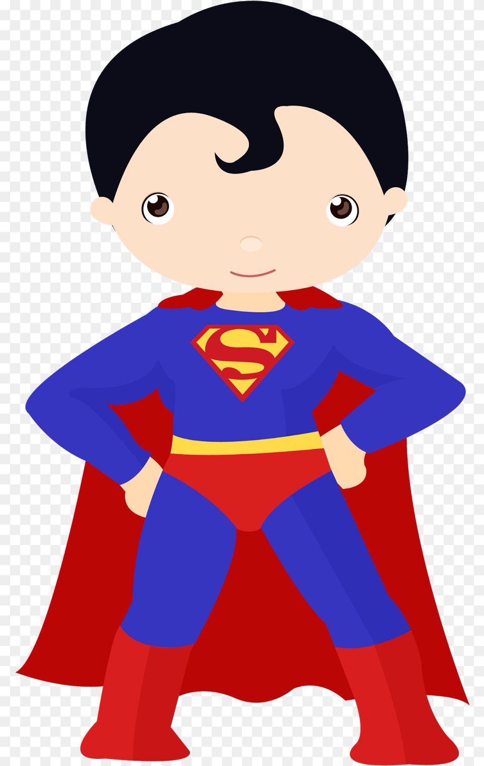 Superheroes Kids Clipart 101 Superhero Clipart, Baby, Person, Cape, Clothing Free Png