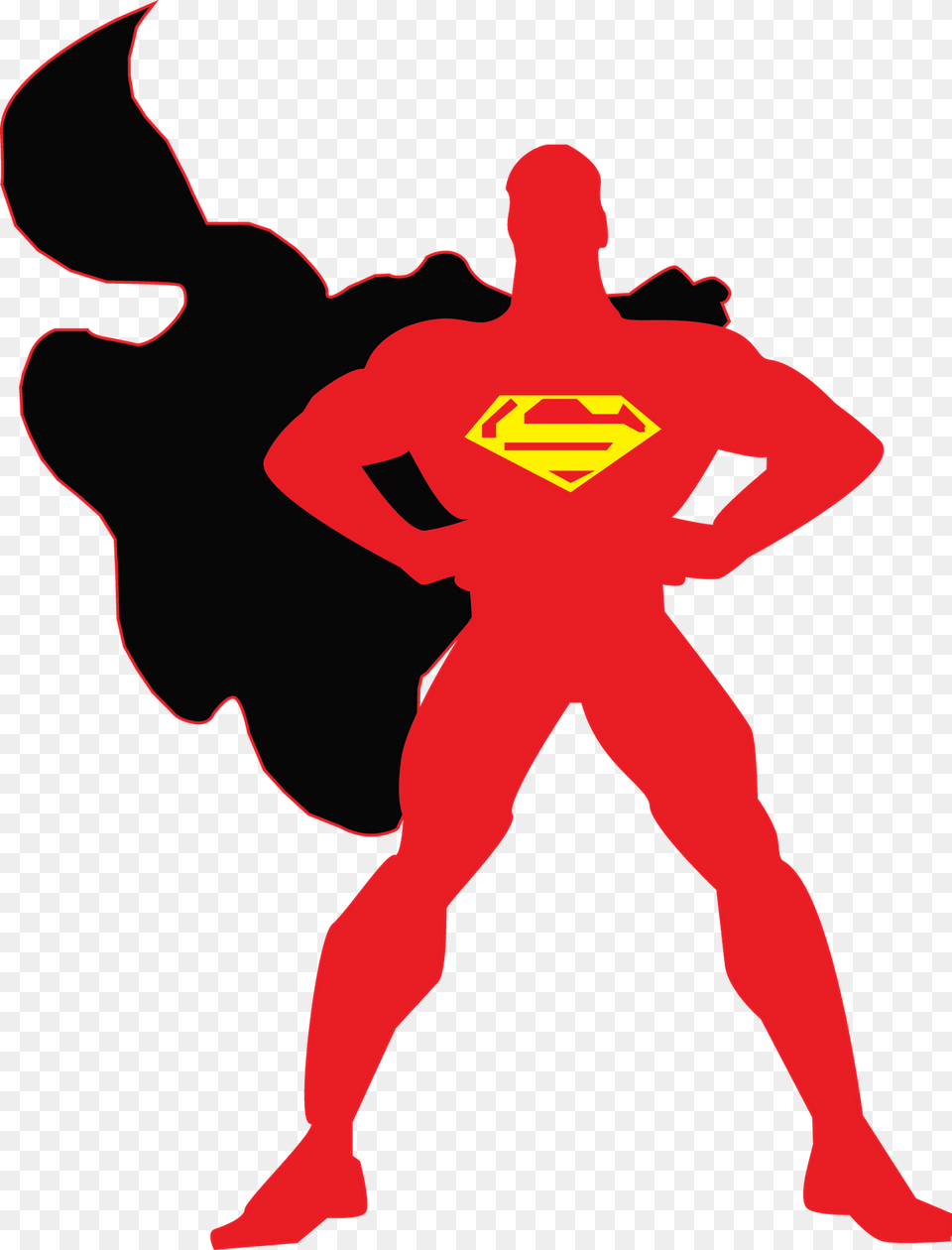 Superheroes Superman, Person, Light Free Png Download