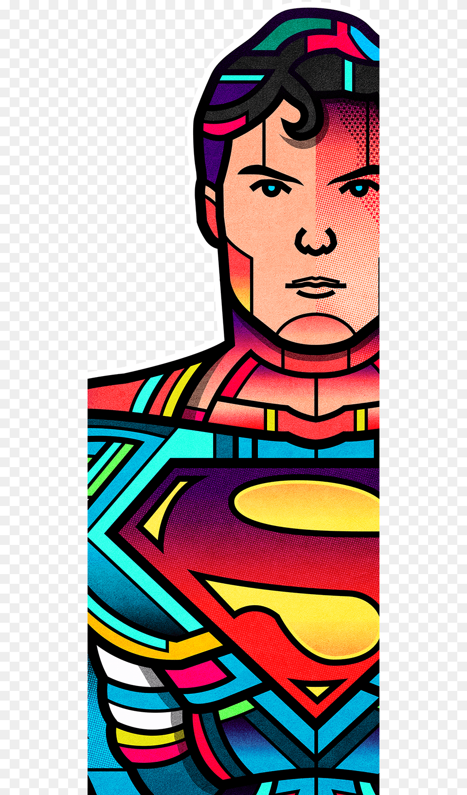 Superheroes Wondercon 2015 On Behance Superman Art Van Orton Superman, Person, Head, Graphics, Face Free Png