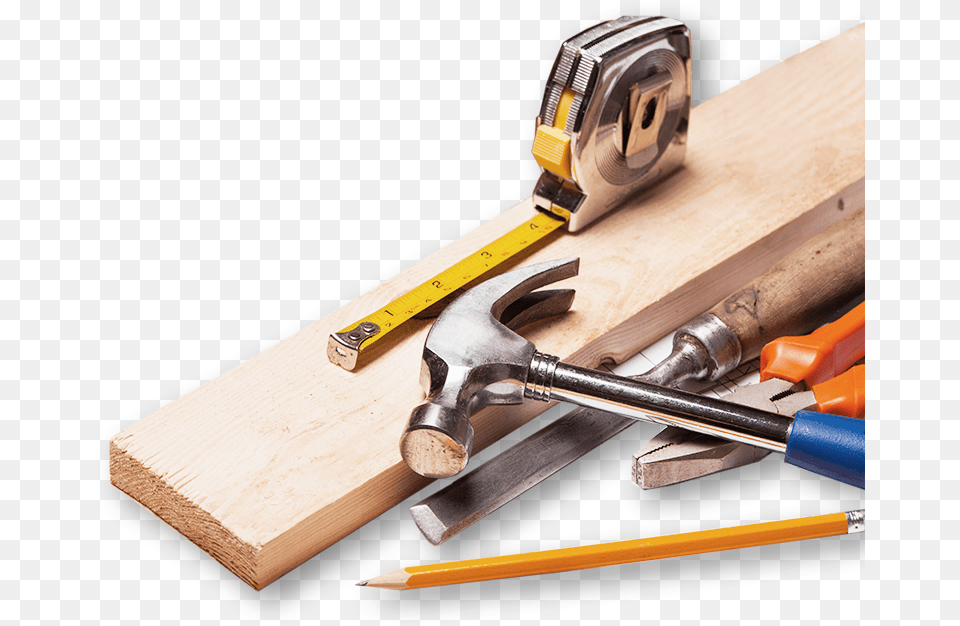 Superior Carpentry Service Home Handyman Services, Device, Hammer, Tool, Wood Free Png