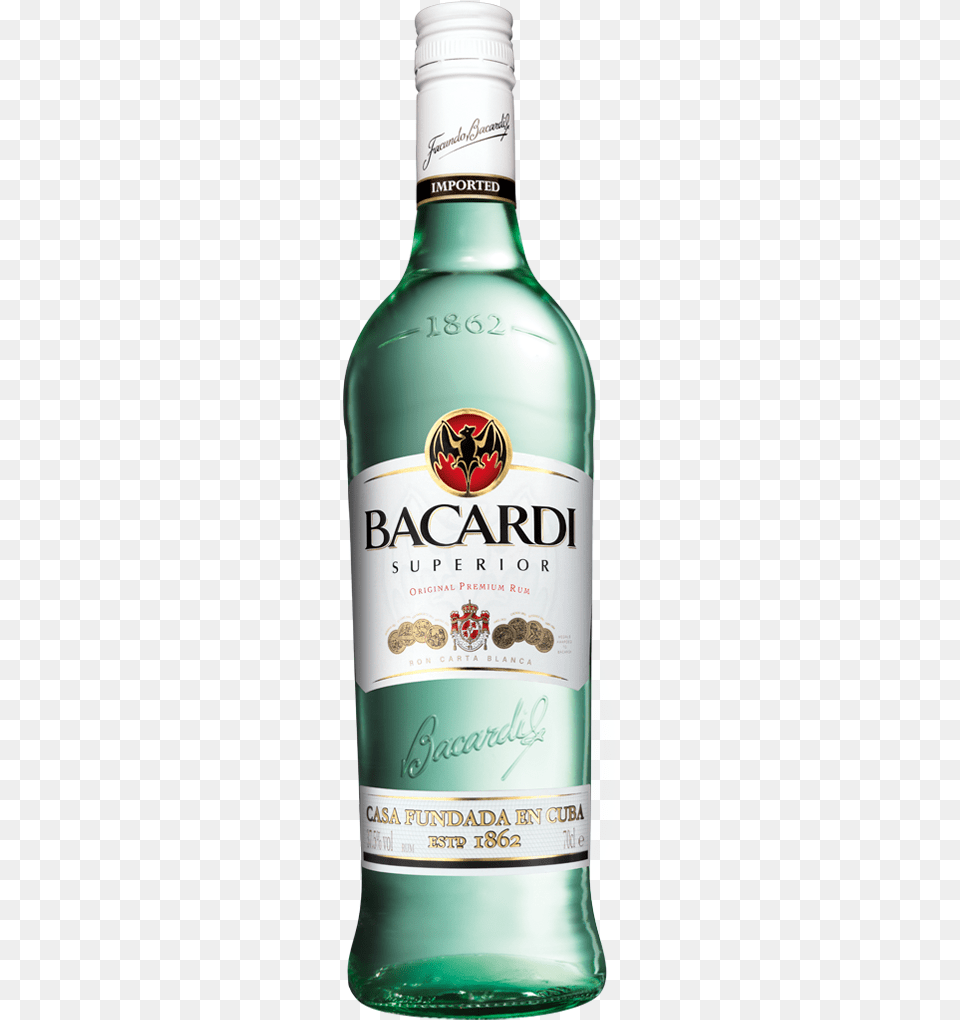 Superior Eu Bacardi Superior 35cl White Rum, Alcohol, Beverage, Gin, Liquor Free Png