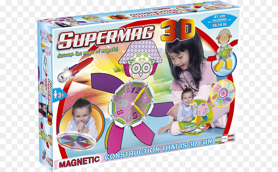 Supermag 3d Heptagon, Baby, Person, Child, Female Free Png Download