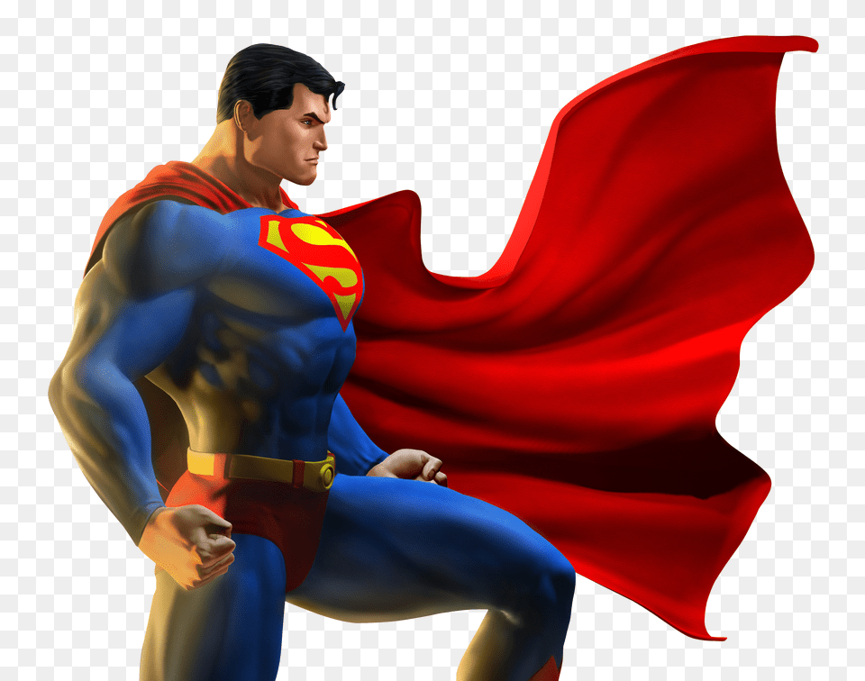 Superman, Cape, Clothing, Adult, Costume Free Png Download