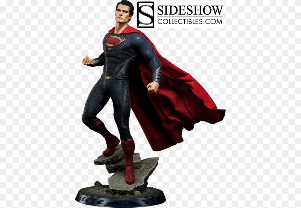 Superman 14 Premium Format Figure By Sideshow Collectibles Man Of Steel Sideshow, Adult, Female, Person, Woman Free Png Download