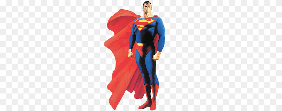 Superman, Adult, Cape, Clothing, Costume Free Png Download