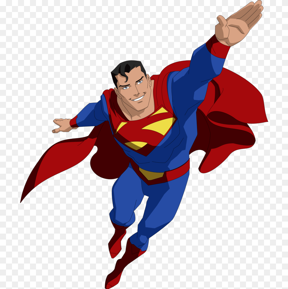 Superman, Baby, Cape, Clothing, Person Free Png Download
