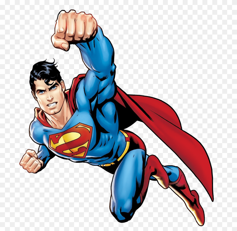 Superman, Book, Comics, Publication, Face Free Transparent Png