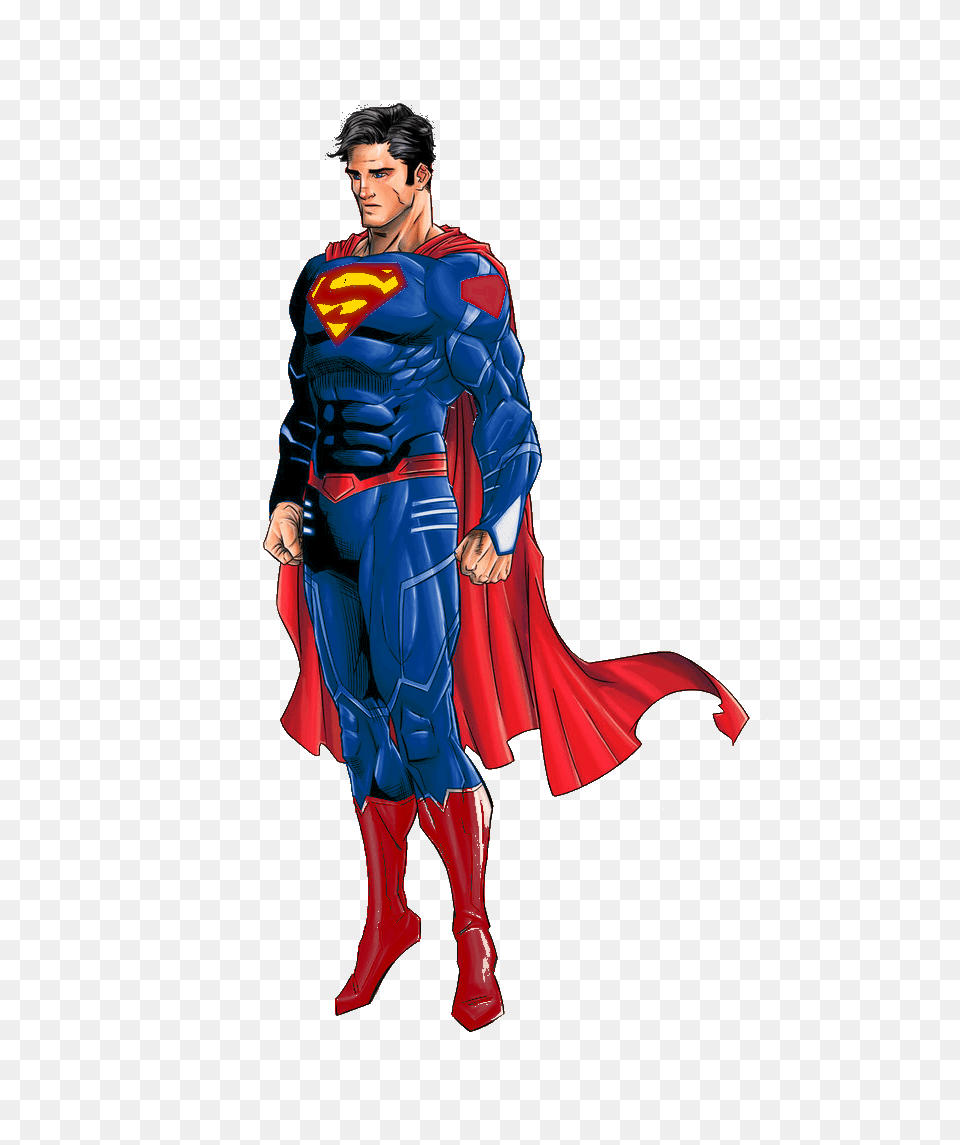 Superman, Cape, Clothing, Adult, Male Png Image