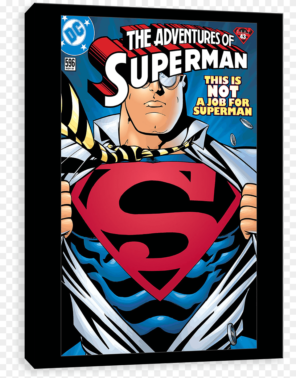 Superman Adventure Adventures Of Superman Issue, Book, Comics, Publication, Person Png Image