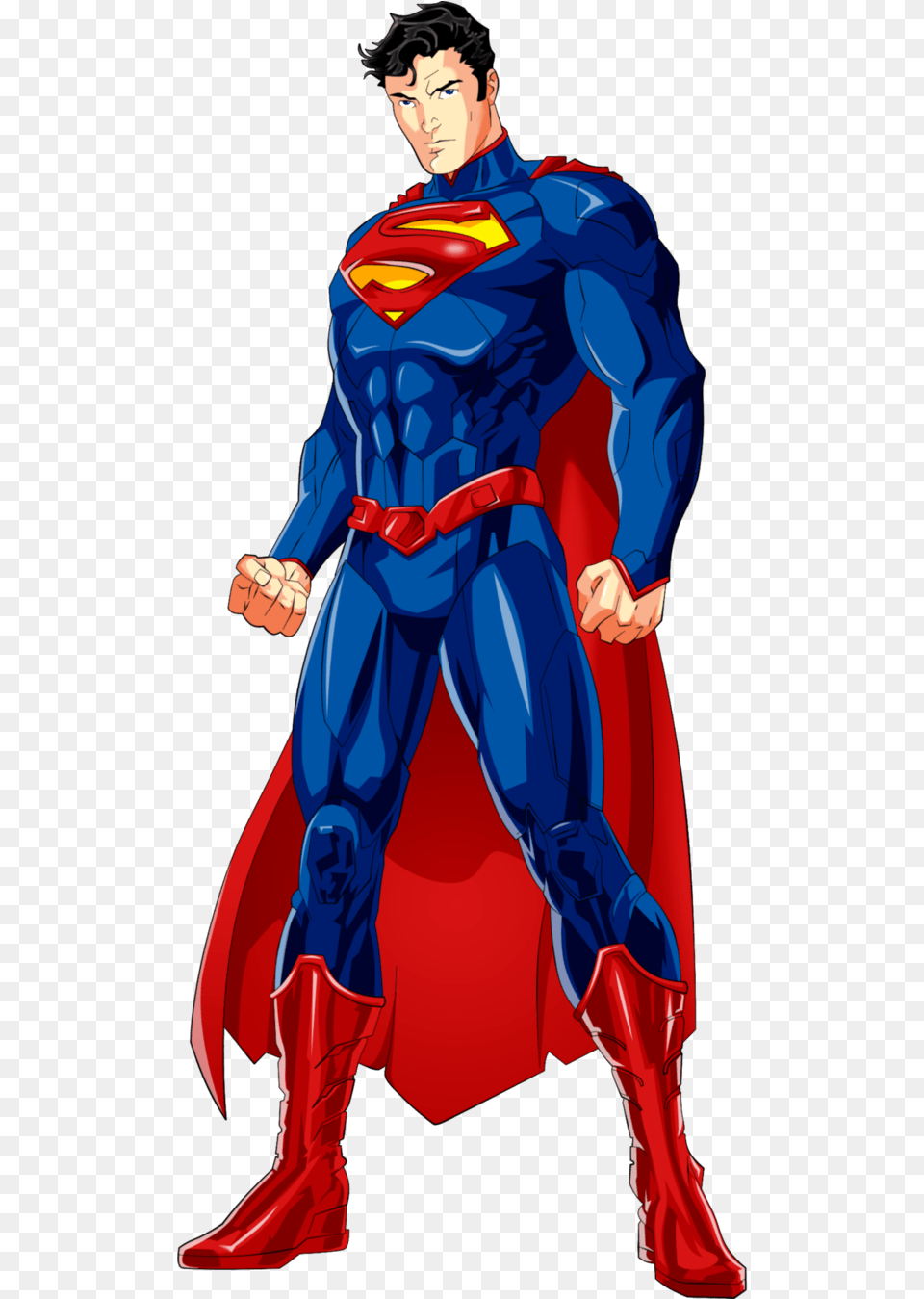 Superman Anime Wallpapers Superman Anime, Cape, Clothing, Adult, Person Free Png