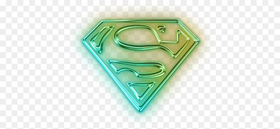 Superman Best Logo For Editing, Light, Neon Free Png
