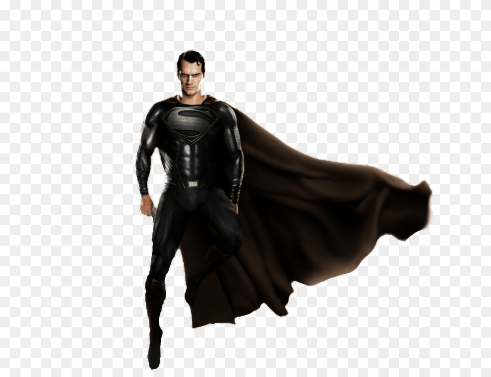 Superman Black Superman Suit 2016, Adult, Male, Man, Person Free Transparent Png