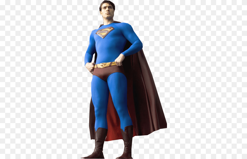 Superman Brandon Routh Superman, Cape, Clothing, Costume, Person Png