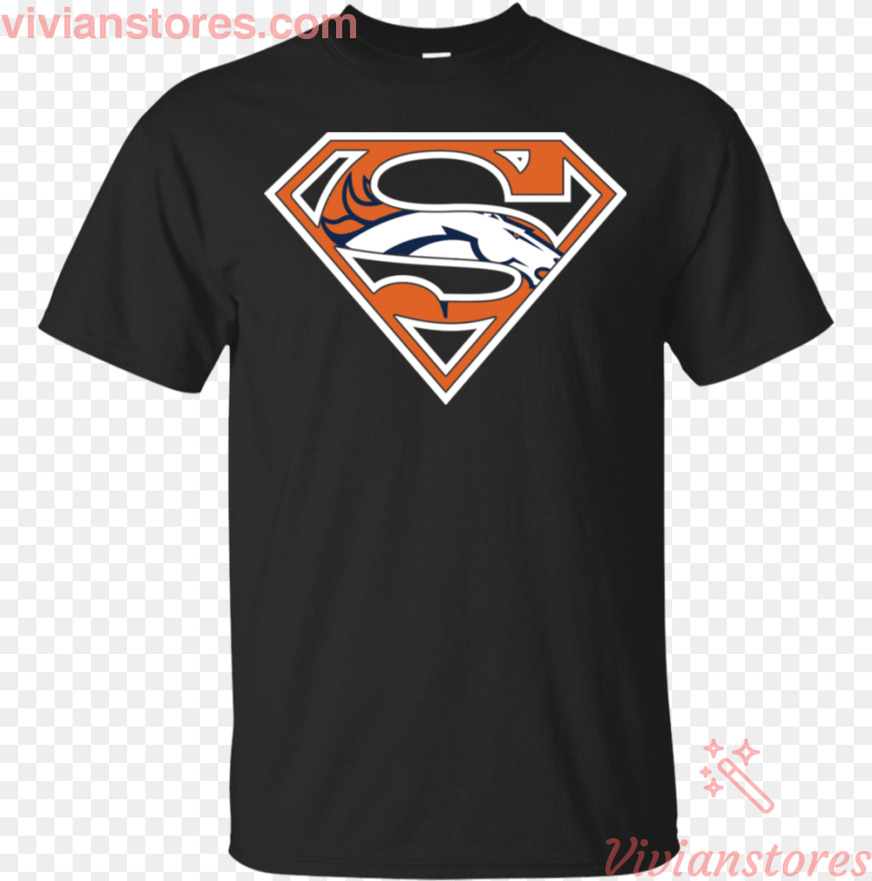 Superman Broncos Logo Parody Football Team T Shirt Ggg Air Jordan Shirt, Clothing, T-shirt Png Image