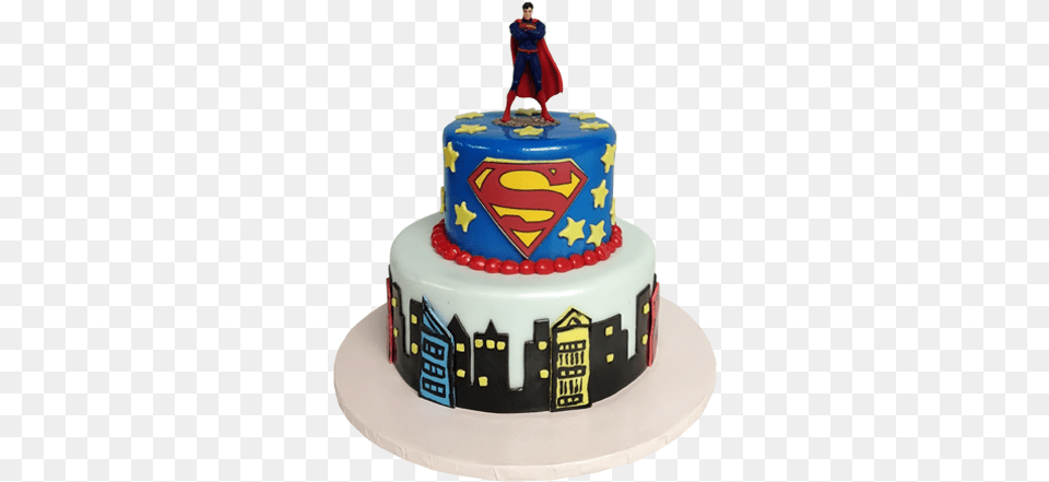 Superman Cake Transparent Images U2013 Free 1st Birthday Superman Cake, Birthday Cake, Cream, Dessert, Food Png