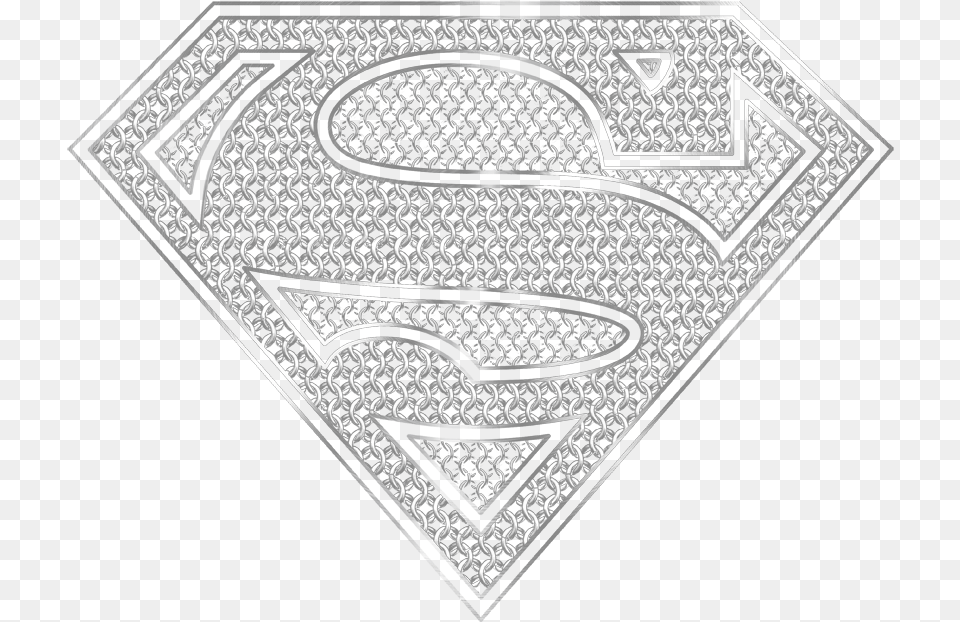 Superman Chainmail Men S Ringer T Shirt Illustration, Logo, Emblem, Symbol, Accessories Png Image