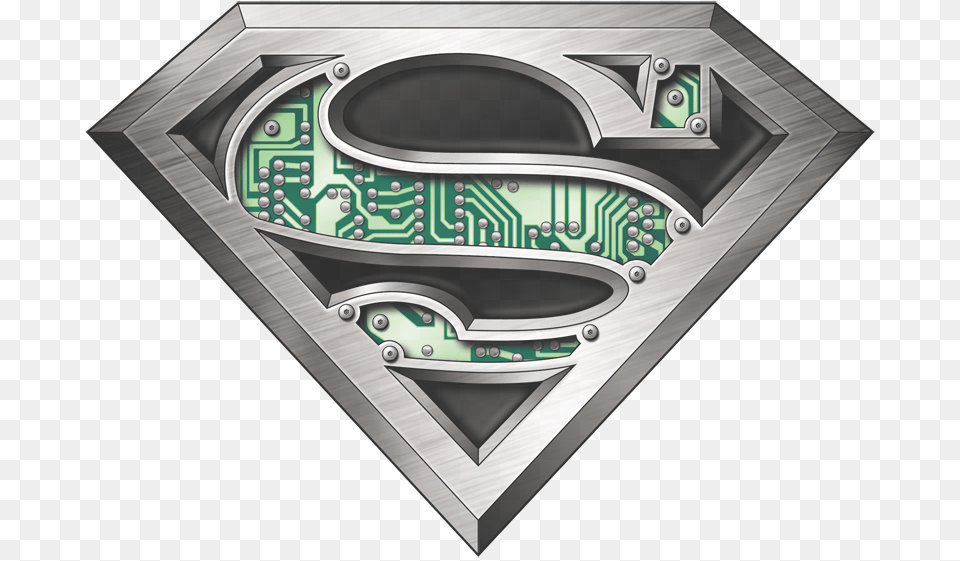 Superman Circuitry Logo Youth T Shirt Youth Superman Circuitry Logo, Emblem, Symbol, Hot Tub, Tub Png Image