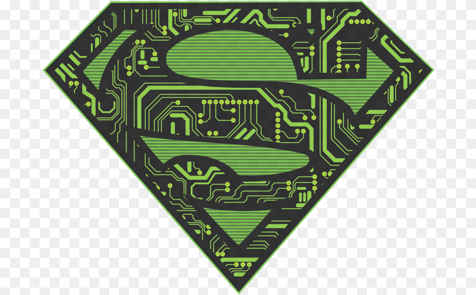 Superman Circuits Shield Mens Ringer T Superman T Shirt, Scoreboard Png Image