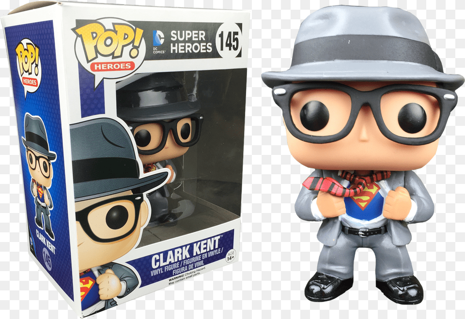 Superman Clark Kent Funko, Clothing, Hat, Baby, Person Free Transparent Png