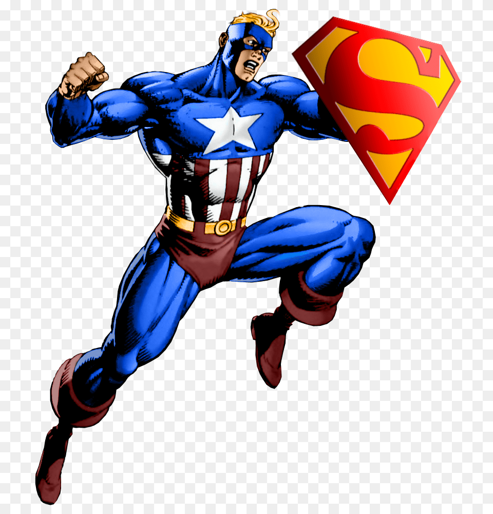 Superman Clip Art Black And White, Adult, Male, Man, Person Png