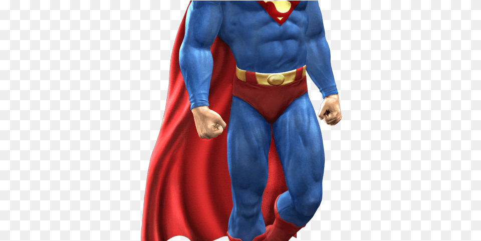Superman Clipart 3d Superman Superhero Christopher Reeve Jumpsuit Red Cape, Clothing, Adult, Male, Man Free Png Download