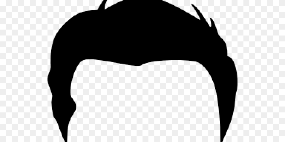 Superman Clipart Hair, Gray Free Png