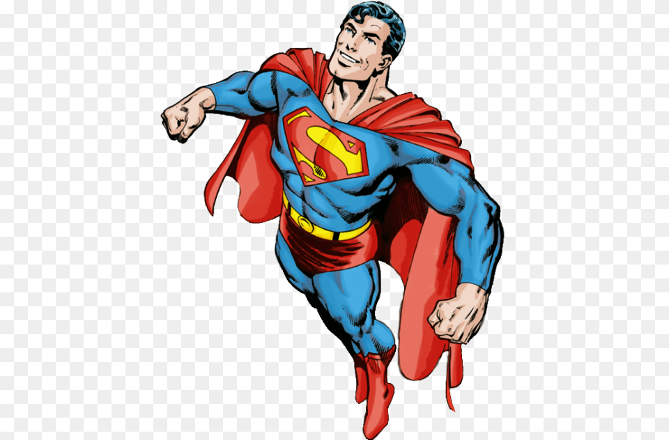Superman Clipart Justice League, Cape, Clothing, Adult, Person Png