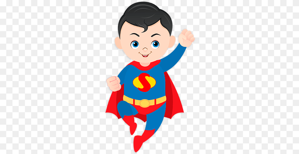 Superman Clipart Sticker Superman Baby Clipart, Person, Face, Head, Cape Png Image