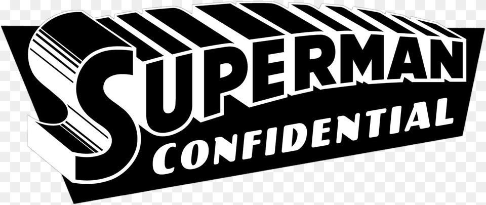 Superman Confidential Logo Superman Black Logo, Text, Dynamite, Weapon Png