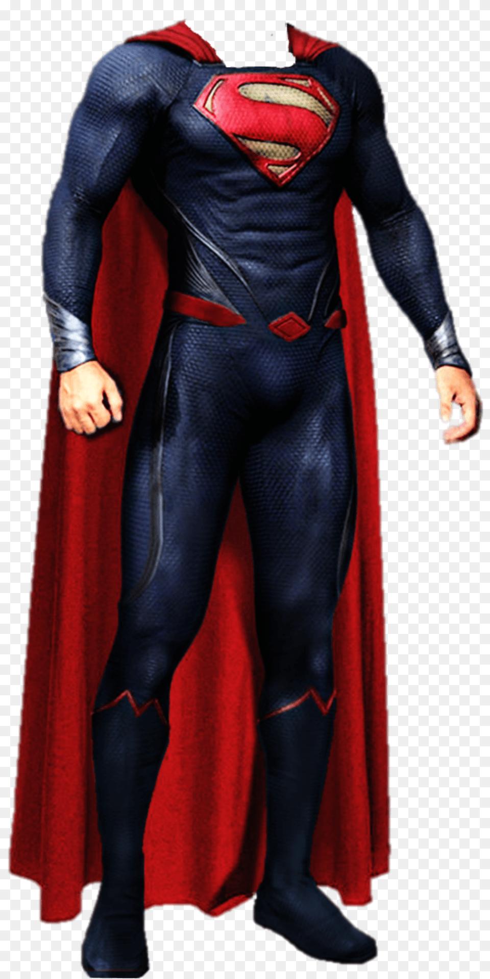 Superman Costume Superhero Superman Transparent Background, Cape, Clothing, Person, Adult Free Png Download
