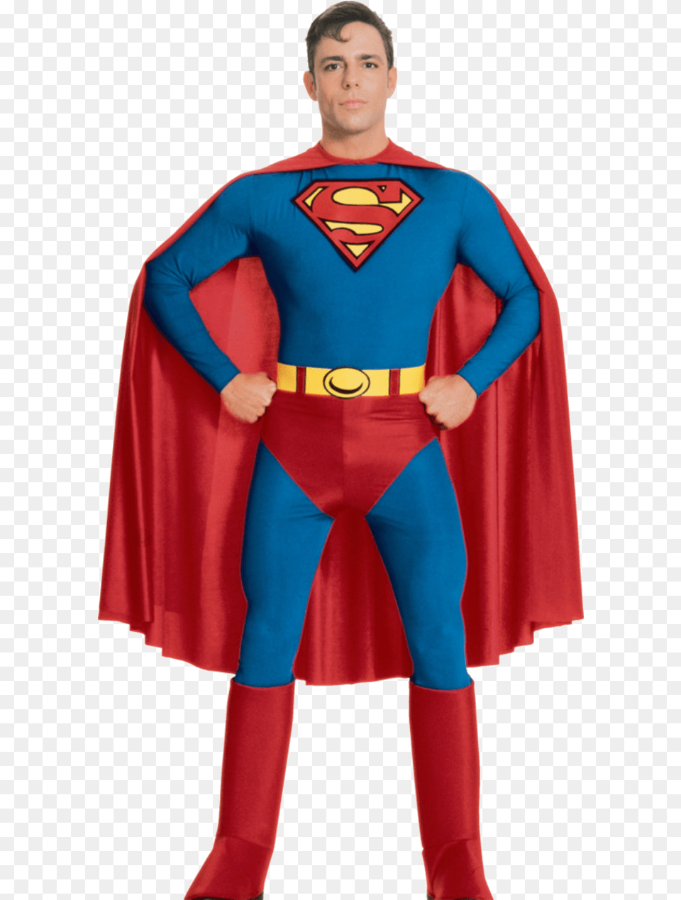 Superman Costume Superman Costume Adult, Cape, Clothing, Person, Woman Free Png