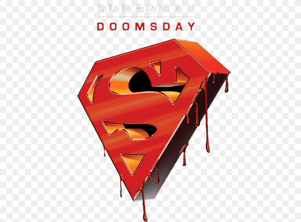 Superman Doomsday Sticker Superman Doomsday Dvd, Mailbox, Publication, Book, Logo Png Image
