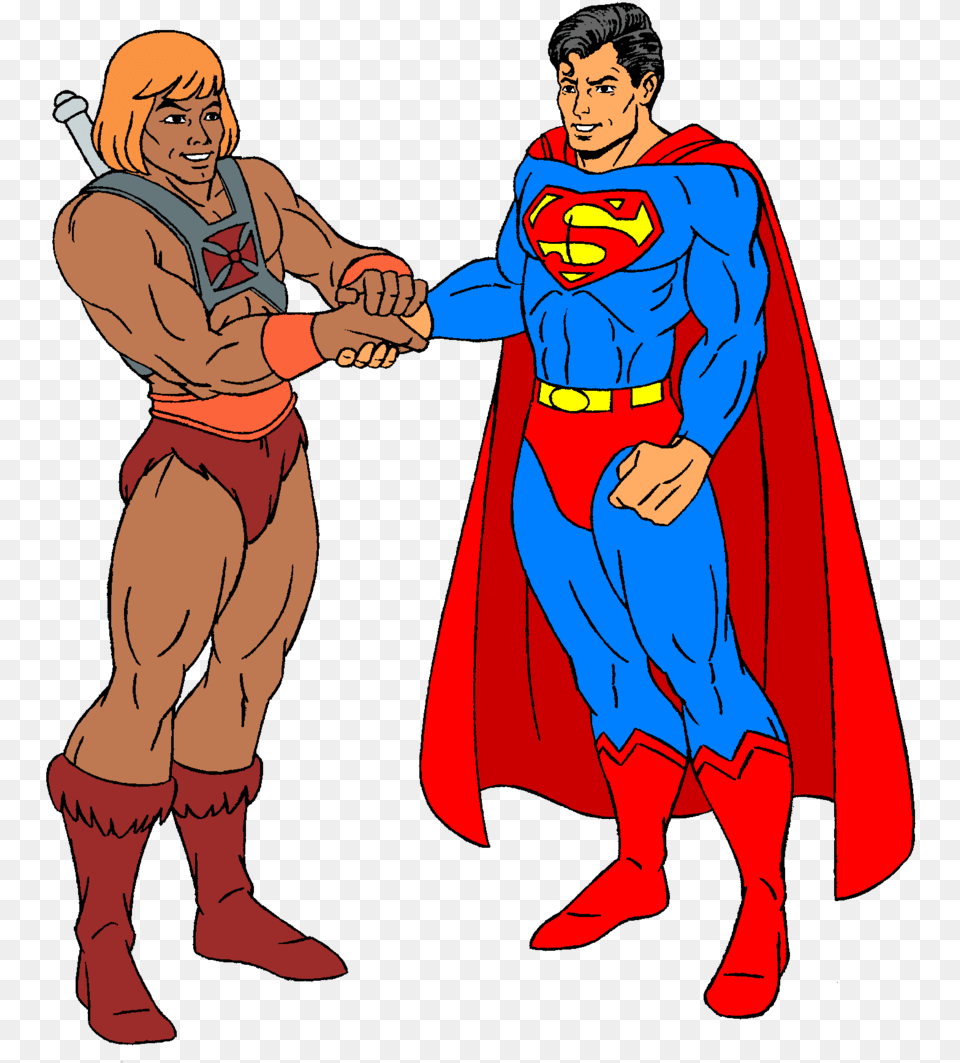 Superman Drawing Heat Vision He Man Naked, Book, Publication, Comics, Adult Free Png Download