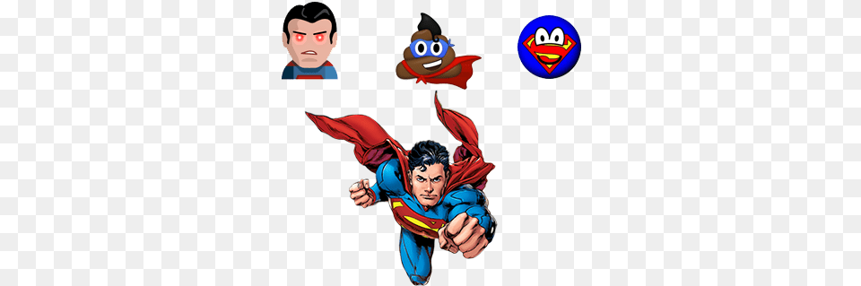 Superman Emoji Ios Android Superman, Book, Comics, Publication, Baby Free Png Download