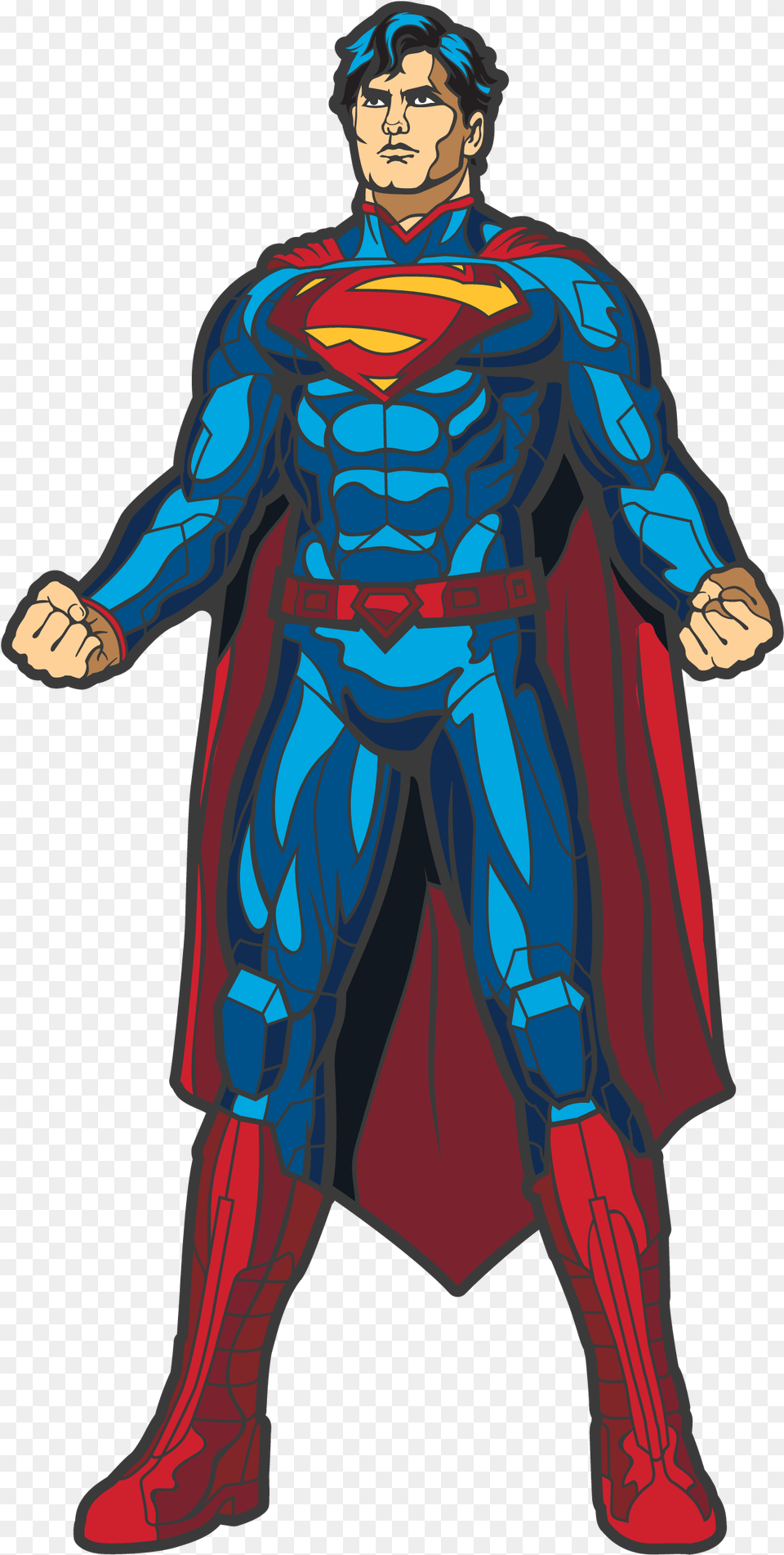 Superman Figpin, Adult, Male, Man, Person Free Transparent Png