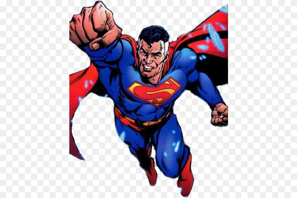 Superman Flying High Quality Image Superman Infinite Crisis, Adult, Person, Man, Male Free Png