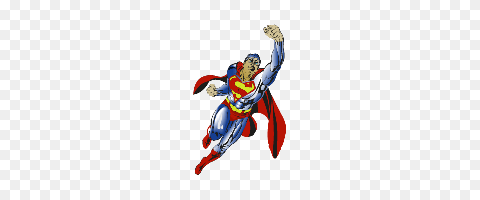 Superman Flying Logo Vector In And Format, Animal, Person, Invertebrate, Insect Free Transparent Png