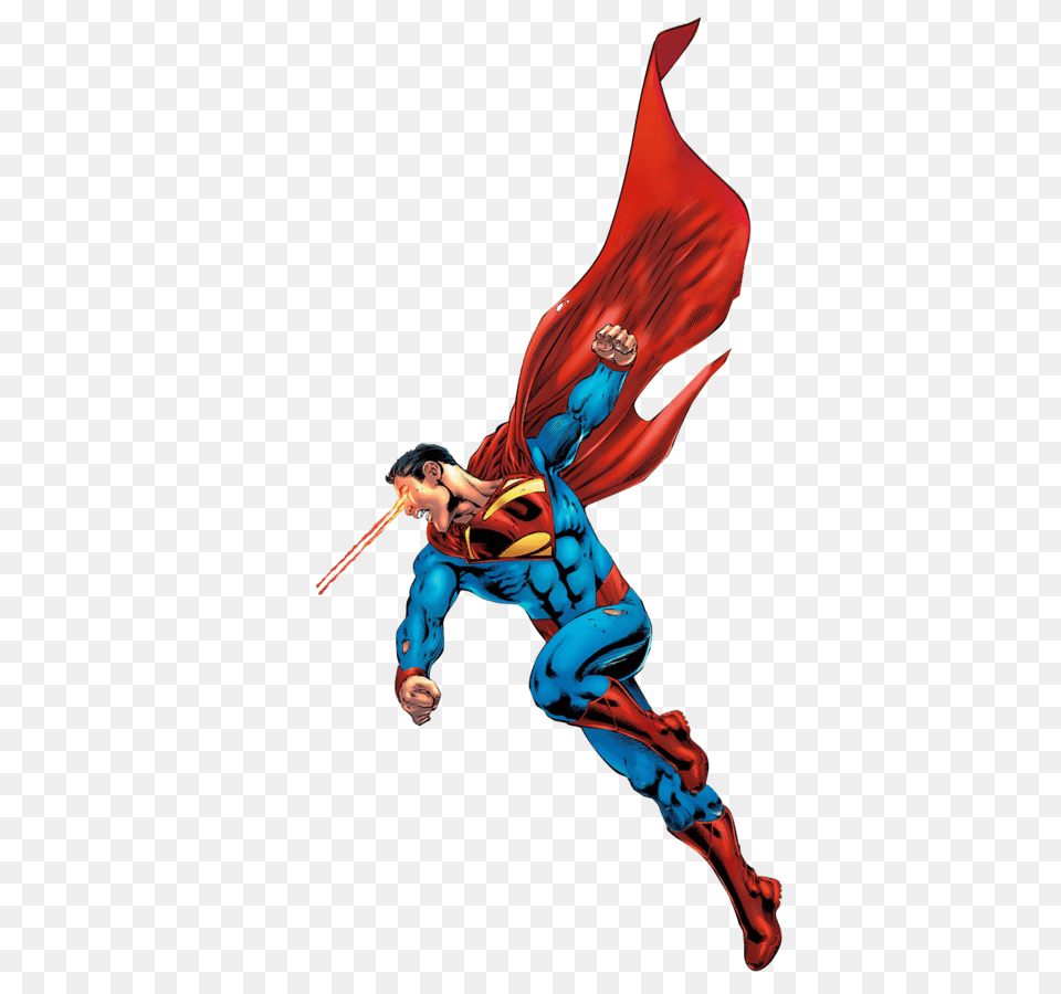 Superman Flying Side View, Adult, Female, Person, Woman Png Image