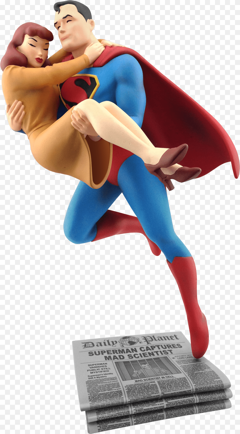 Superman Flying Superman Lois Lane Figure, Adult, Person, Woman, Female Free Png Download