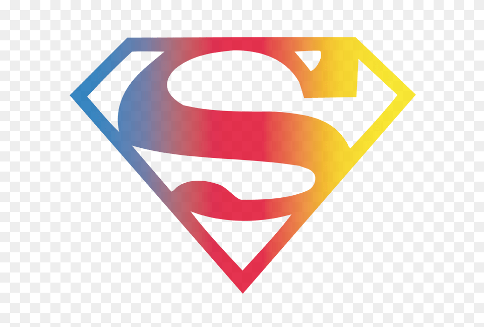 Superman Gradient Superman Logo Juniors T Shirt, Art, Graphics Free Transparent Png
