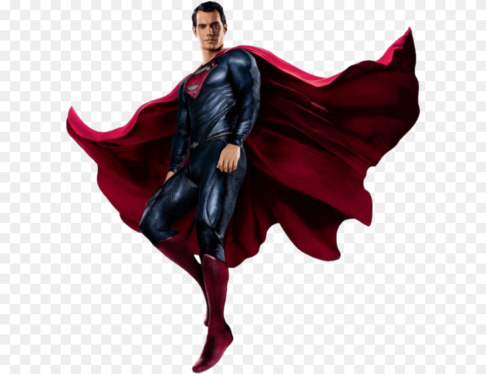 Superman Henry Cavill Flying, Adult, Cape, Clothing, Female Png Image