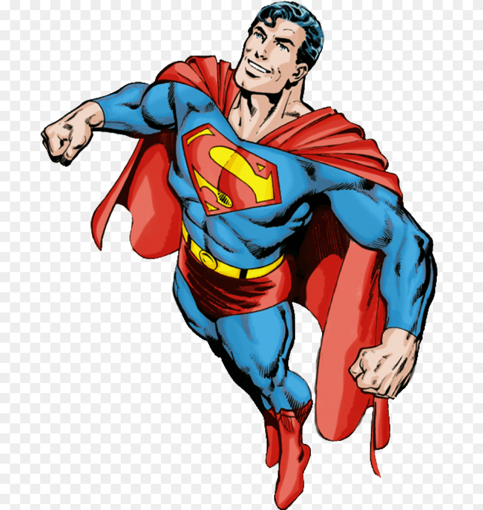 Superman Icon Superman, Cape, Clothing, Adult, Person Png