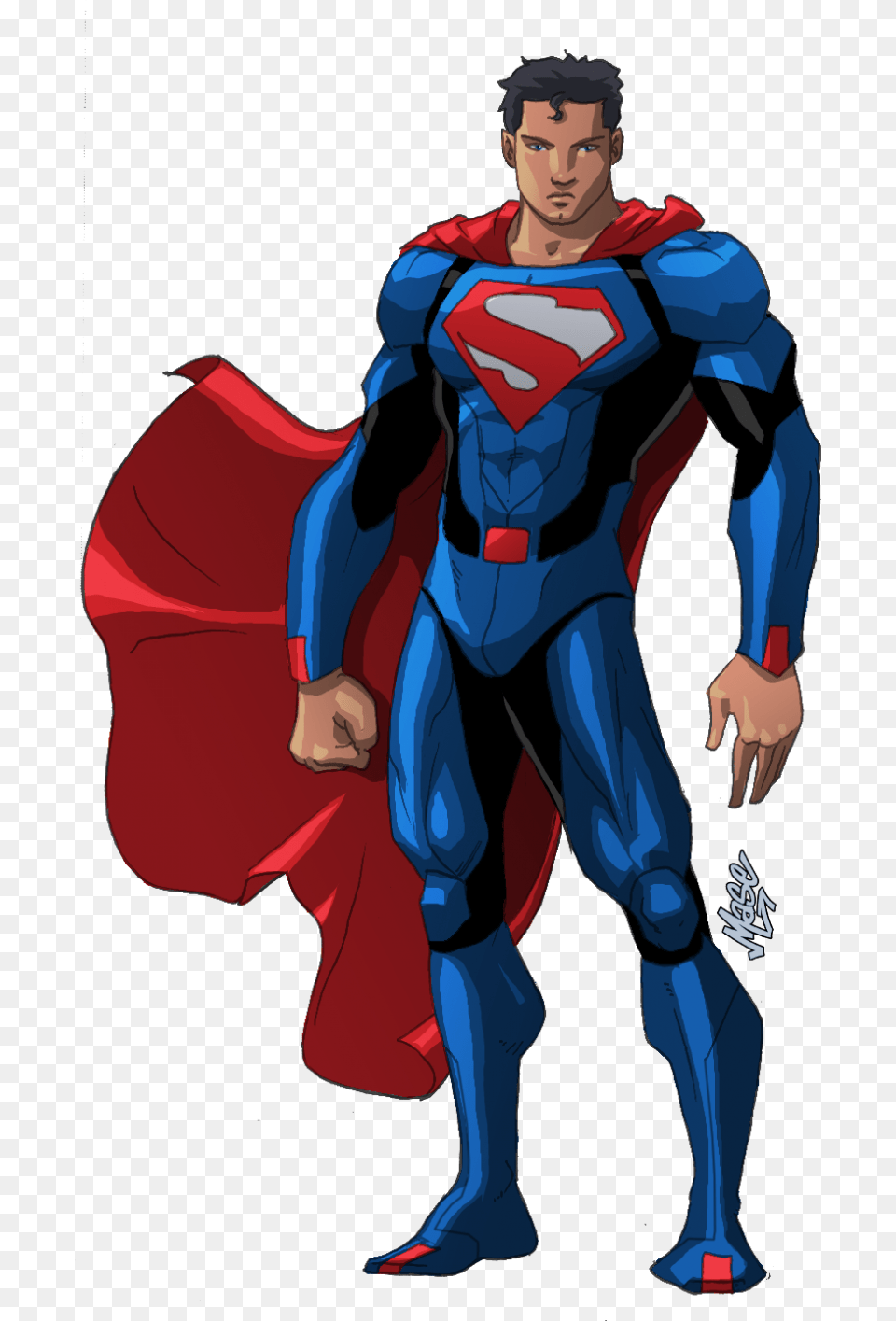 Superman Image Dc Superman Redesign, Cape, Clothing, Adult, Person Free Png