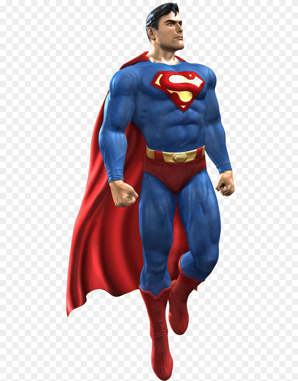 Superman Image With Transparent Background Superman With No Background, Cape, Clothing, Adult, Person Free Png Download